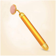 Load image into Gallery viewer, Rose Quartz Electric Face Massage Roller
