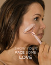 Load image into Gallery viewer, WANDLOVE Rose Quartz Face Roller