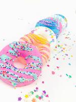 Load image into Gallery viewer, Feeling Smitten Donut Worry Be Happy Bath Bombs
