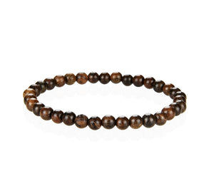 Old Wood Stretchy Bracelet - 6mm
