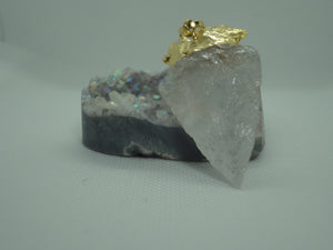 Large Crystal Point Pendant