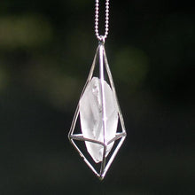 Load image into Gallery viewer, Lumia Crystal Quartz Silver Necklace
