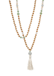 Ganga Mala Necklace Silver