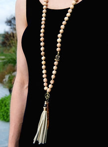 Tooth & Tassel Mala Necklace