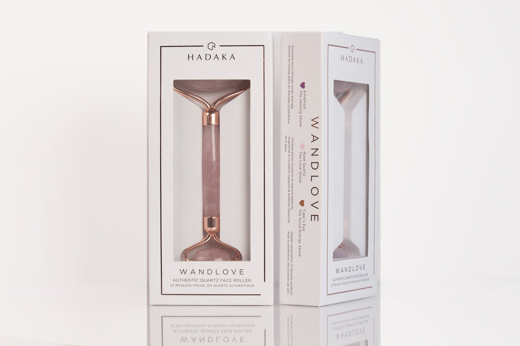 WANDLOVE Rose Quartz Face Roller