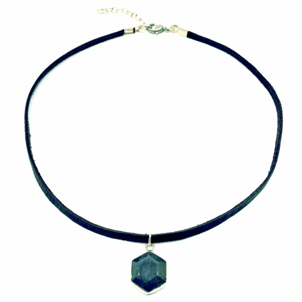 Honey Bee Labradorite Choker
