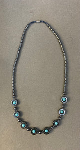 Hematite Turquoise Necklace