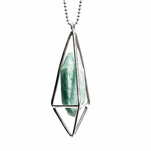 Lumia Amazonite Silver Necklace