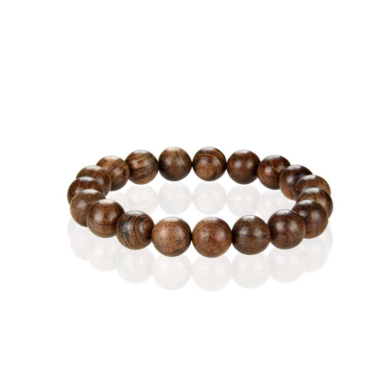 Old Wood Stretchy Bracelet 10mm