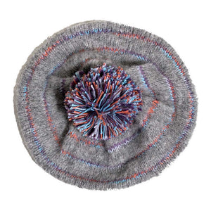 Pom Pom Slouchie Hat