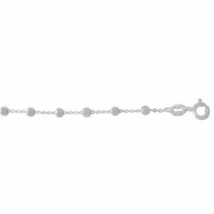 Sterling Silver Ball Anklet