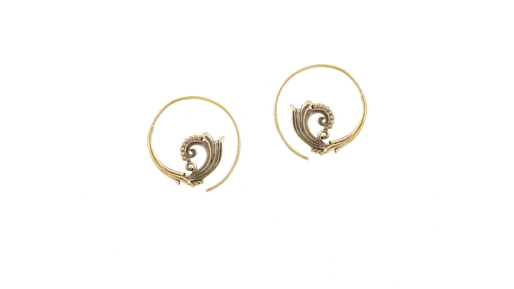 Swirl Tribal Earring