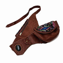 Load image into Gallery viewer, Double Hip Pouch - Mahogany
