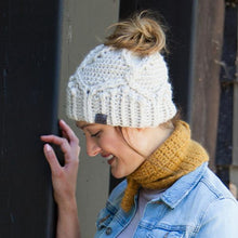 Load image into Gallery viewer, Messy Bun Hat~Handmade
