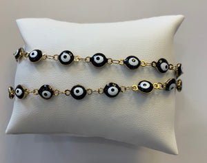 Evil Eye Chain Link Bracelet